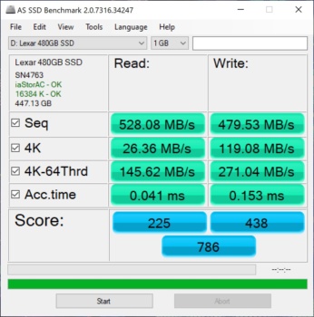 lexar nq100 as ssd 1