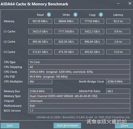 Alder Lake AIDA64 Benchmark