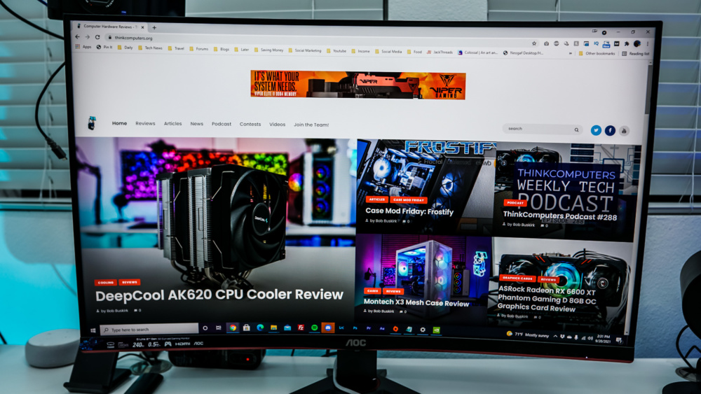 AOC C32G2ZE 32-inch 240 Hz Gaming Monitor