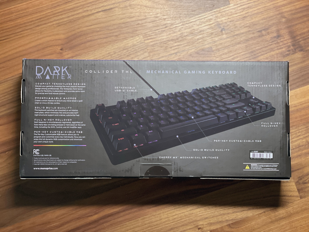 Dark Matter Collider TKL Mechanical Gaming Keyboard