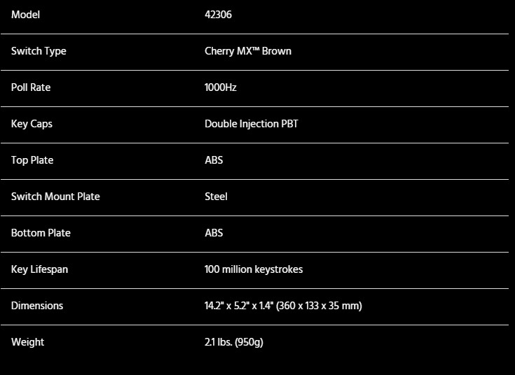 dark matter collider specs