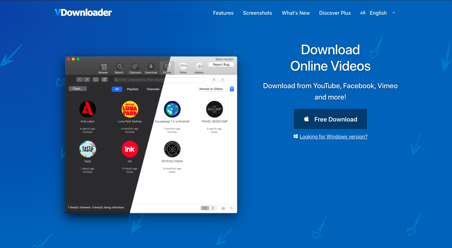 v downloader