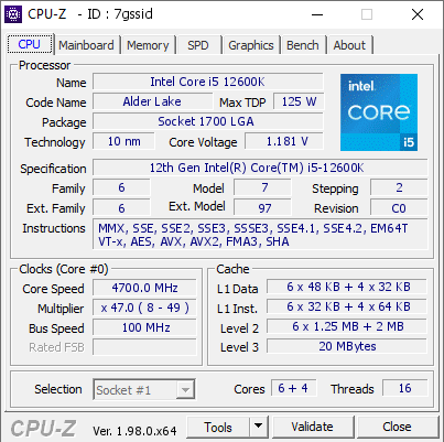 12600K