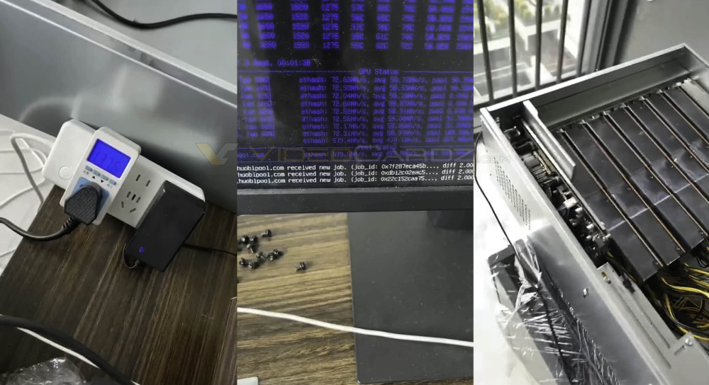 AMD BC 160 Mining Hash Rate 1