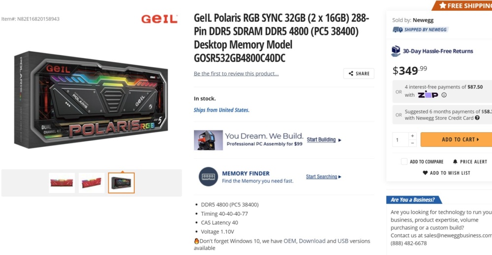 Geil Polaris DDR5