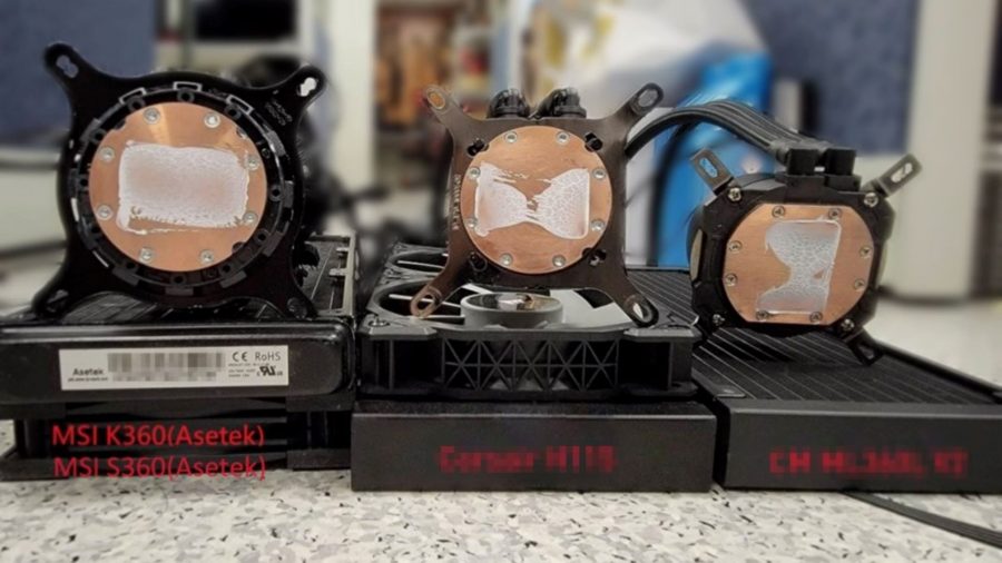 Intel Alder Lake CPU LGA 1700 Mounting Pressure Distribution Comparison AIO Coolers 1 900x506 1