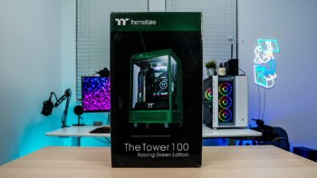 Thermaltake The Tower 100 Racing Green Case