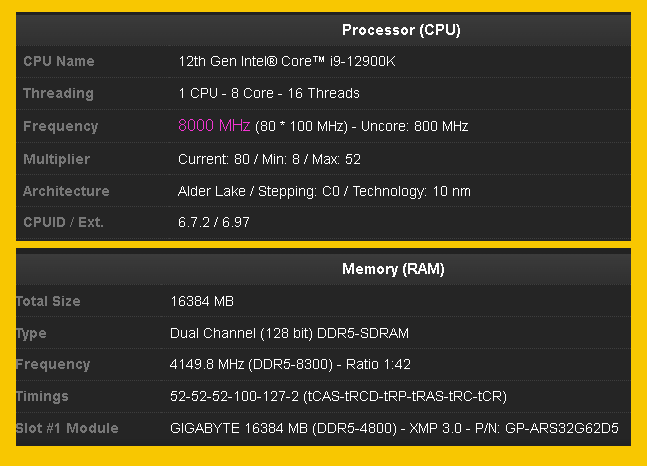 Intel Core i9 12900K 8GHZ