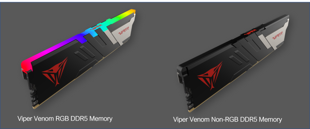 VIPER Gaming Announces the VIPER VENOM DDR5 Performance Memory Kits banner2