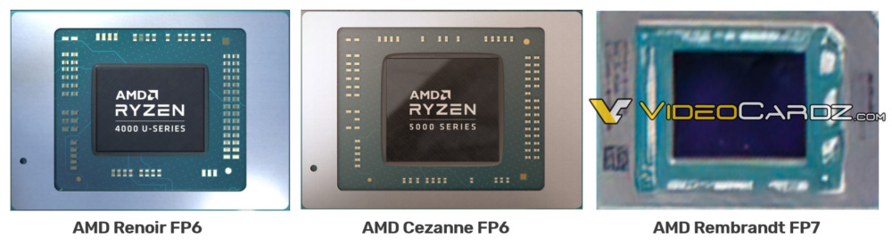 AMD Renoir Cezanne Rembrandt APUs