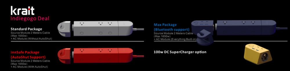 INNFACT announced Krait Puzzle like Modular PowerStrip on INDIEGOGO banner2