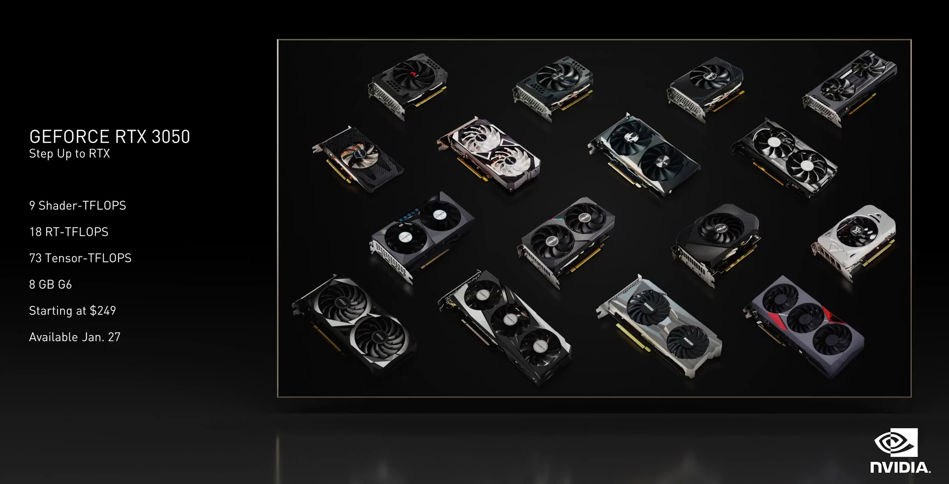 NVIDIA RTX 3050 Designs