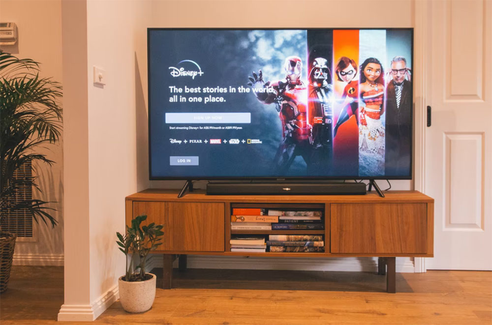 streaming disney livingroom