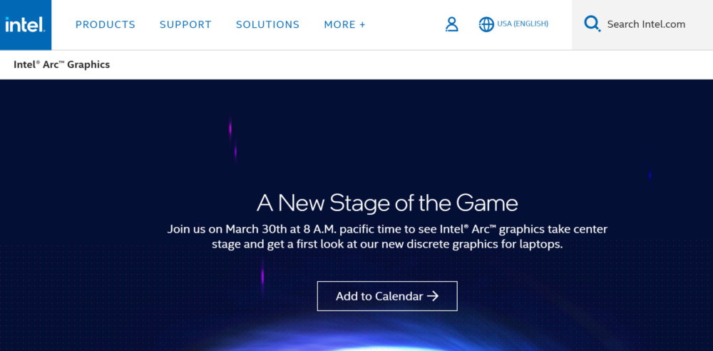 Intel ARC Annoucement