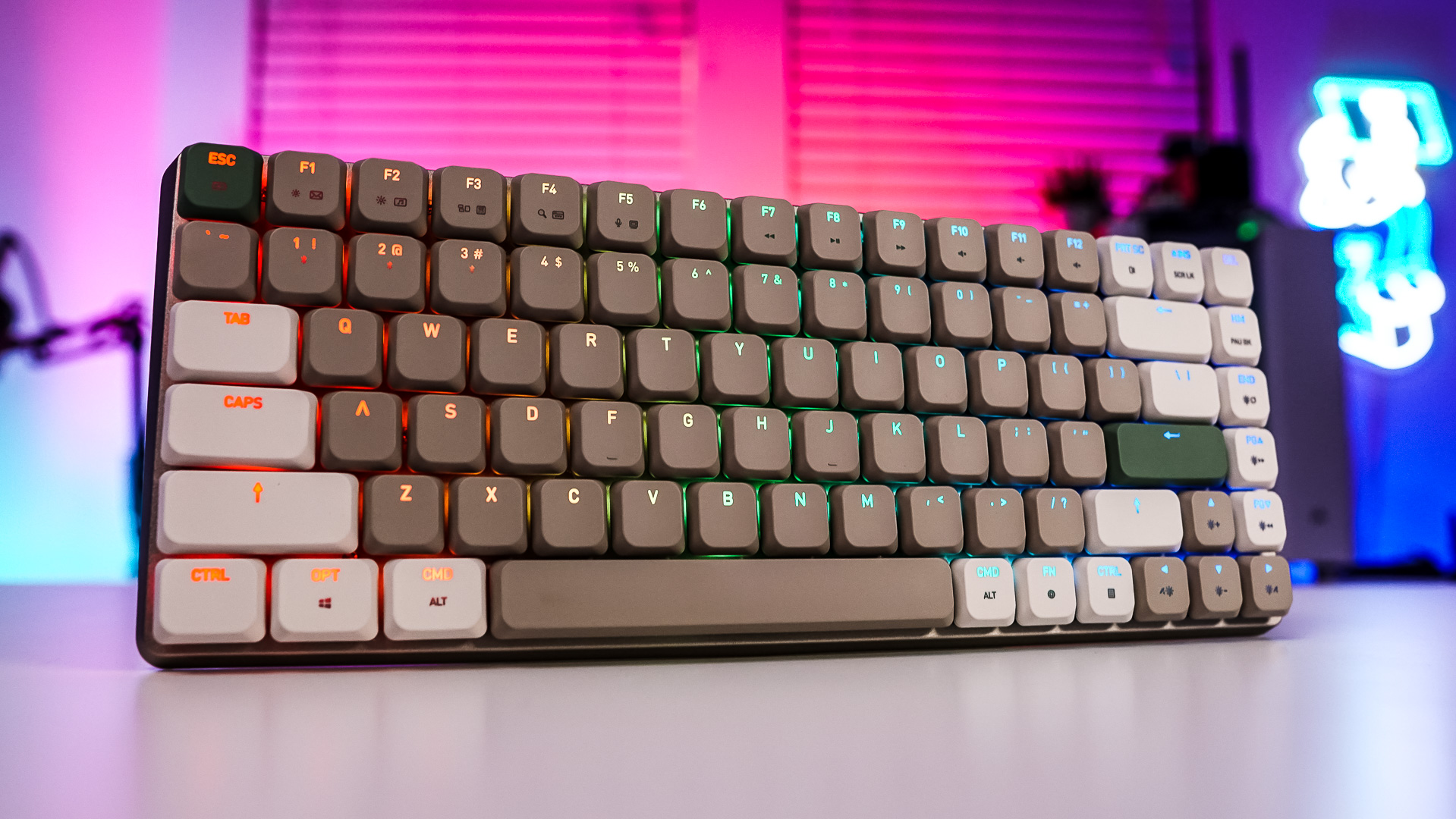 AZIO Cascade Slim Mechanical Keyboard