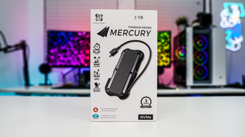 Titanium Micro Mercury 2TB Portable Solid State Drive