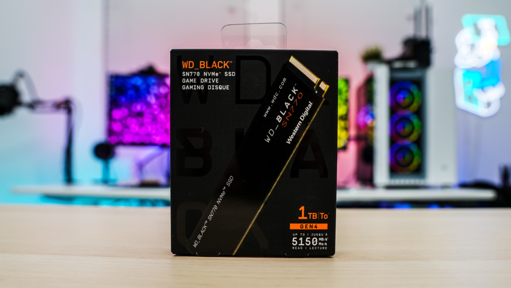 WD Black SN770 Gen4 NVMe Solid State Drive