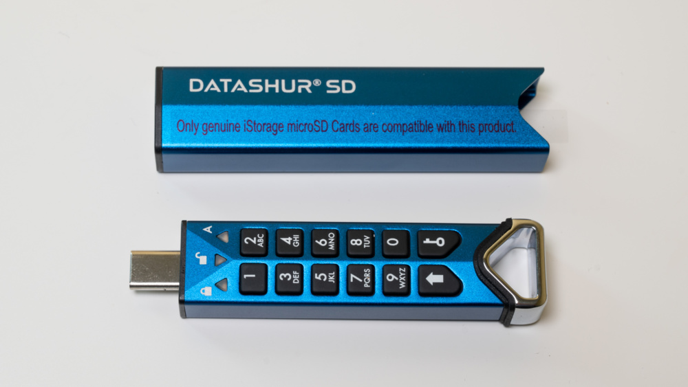 DatAShur SD USB Encrypted Flash Drive - Opened