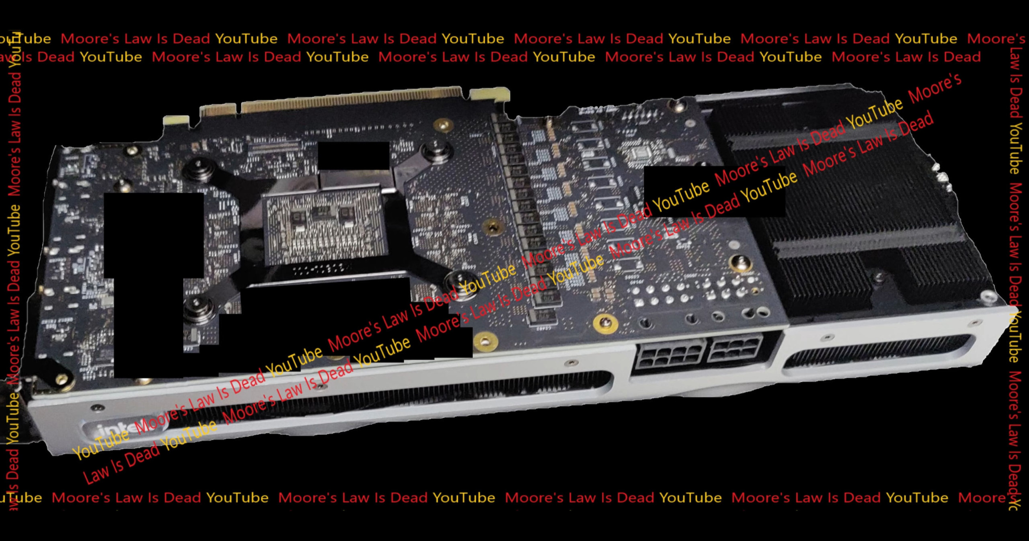 Intel Arc Alchemist DG2 512EU Reference Card back scaled