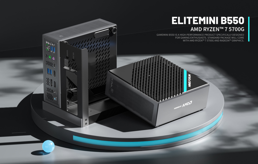 Minisforum B550 5700G MiniPC 2