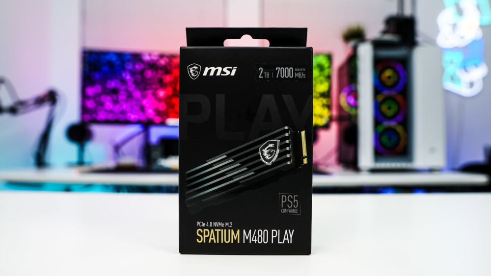 MSI Spatium M480 Play Gen4 NVMe Solid State Drive