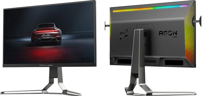 small aoc agon pd32m front back