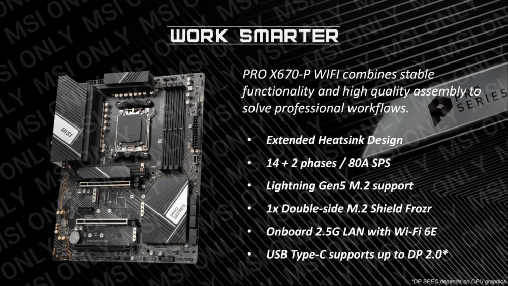 MSI X670 SERIES 9