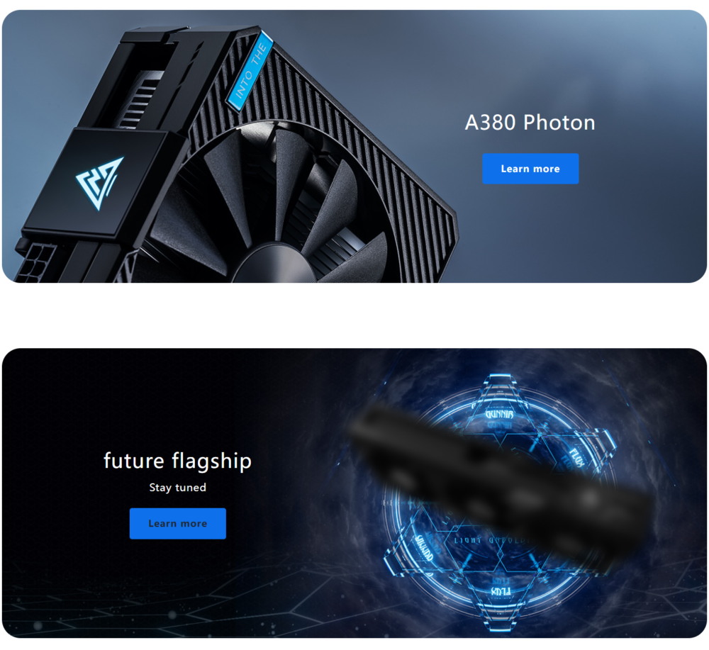 Intel Arc Series Desktop Graphics Cards