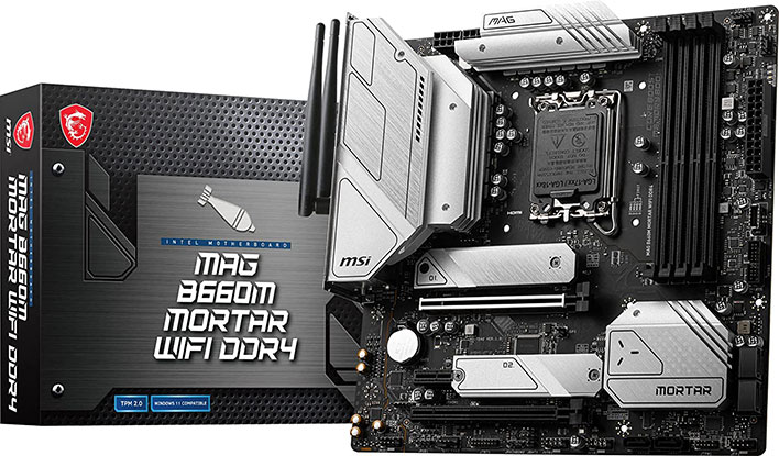 MSI MAG B660M Mortar MAX WIFI DDR4