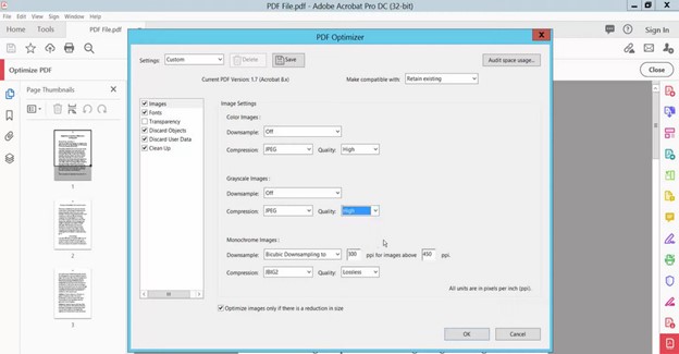 pdf size 2