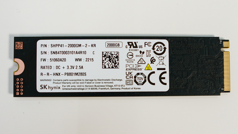SK hynix Platinum P41 Gen4 NVMe Solid State Drive
