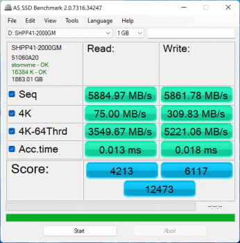 sk hynix platinum p41 as ssd 1