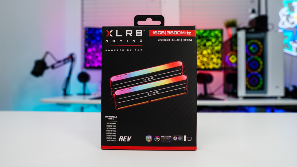 PNY XLR8 REV RGB DDR4-3600 16GB Memory Kit