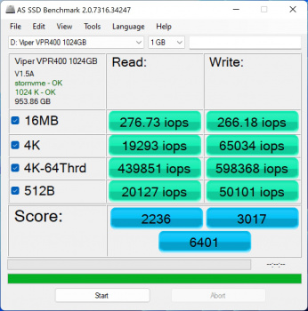 patriot viper vpr400 as ssd 2