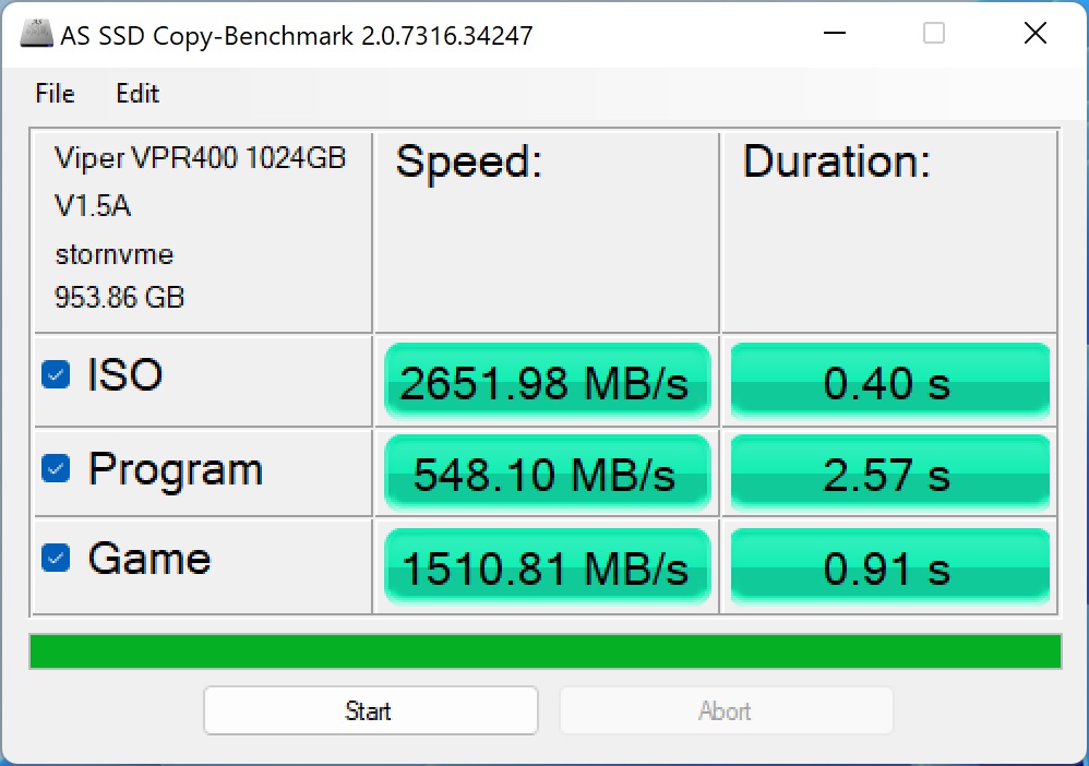 patriot viper vpr400 as ssd 3