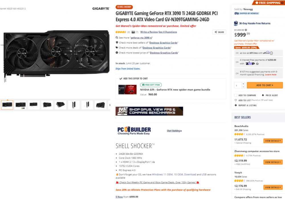 NVIDIA GeForce RTX 3090 Ti Graphics Card Deal 1030x718 1