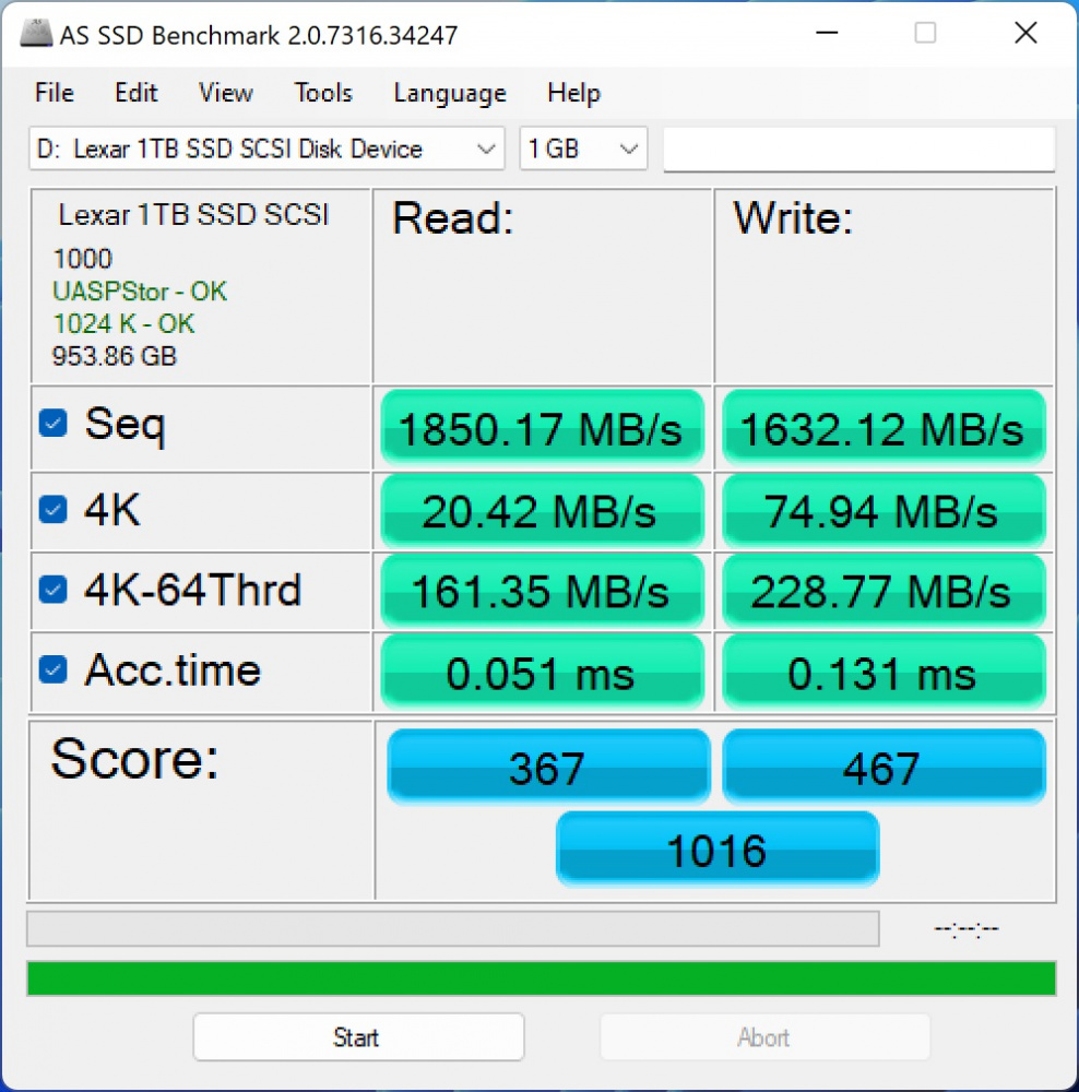 lexar blaze as ssd