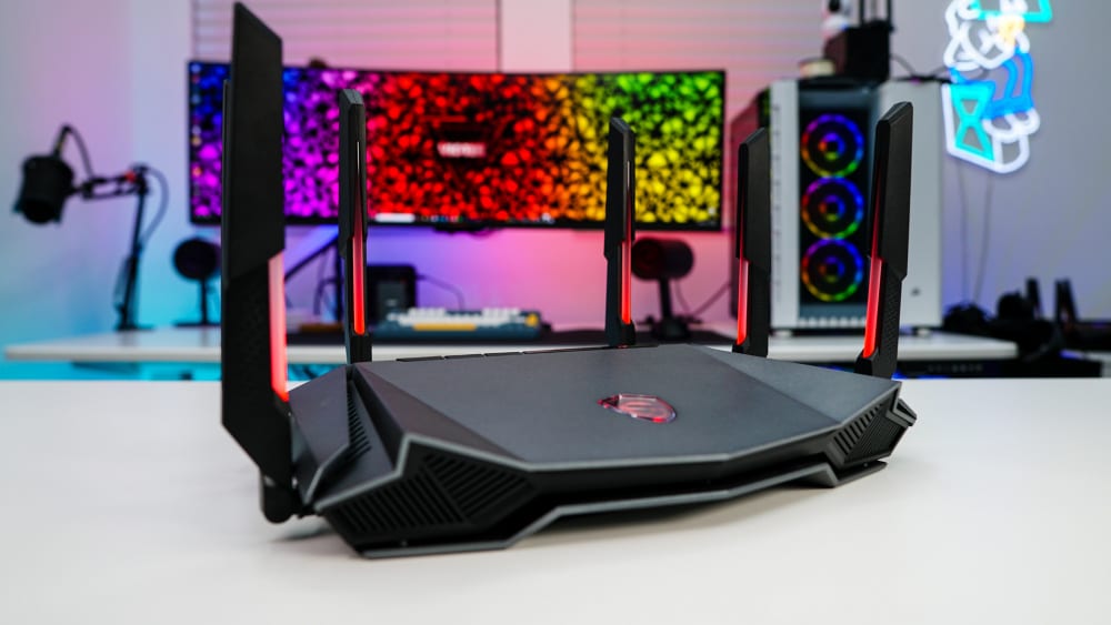 MSI RadiX AXE6600 WiFi 6E Tri-Band Gaming Router