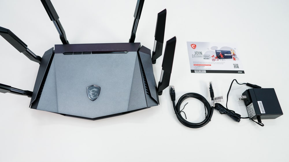 MSI RadiX AXE6600 WiFi 6E Tri-Band Gaming Router