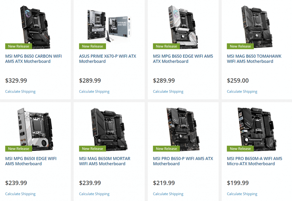 MSI AMD B650 Motherboards