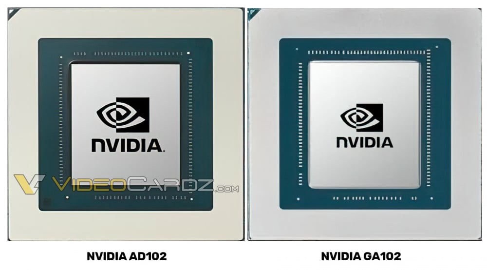 NVIDIA AD102 GPU vs GA102 GPU
