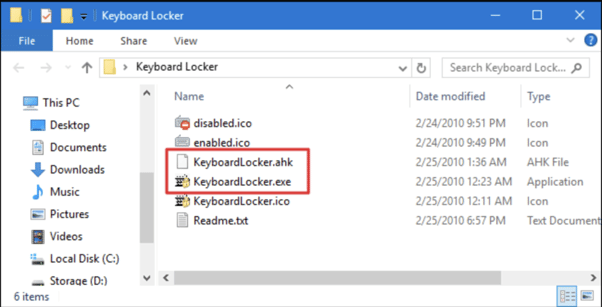 keyboard locker 2