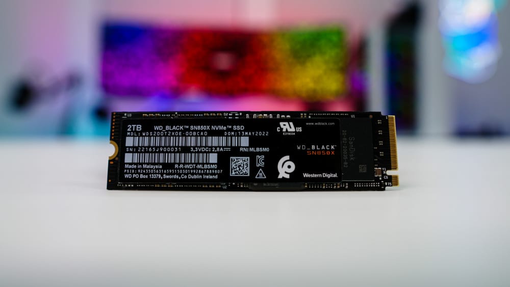 WD Black SN850X Gen4 NVMe Solid State Drive