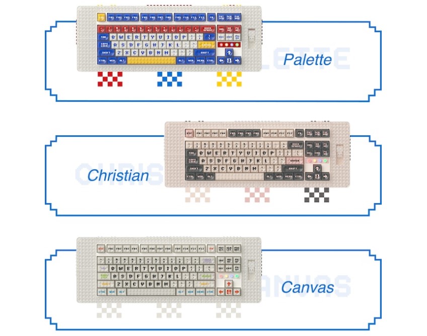 melgeek pixel colorways