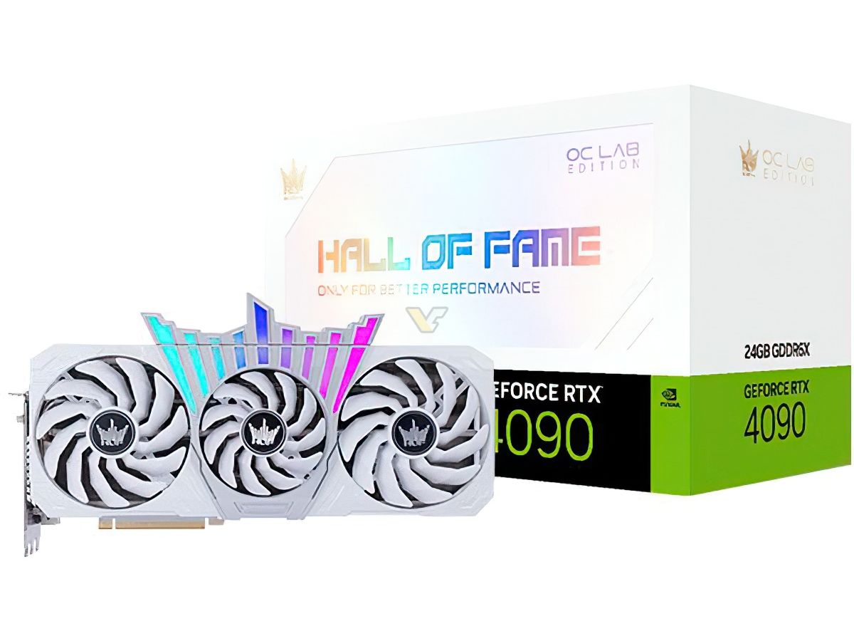 GALAX GeForce RTX 4090 HOF With Dual 16-pin And 666W Power Limit
