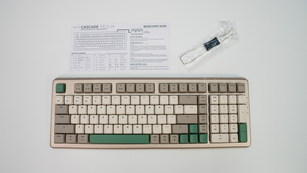 AZIO Cascade 98 Slim Keyboard