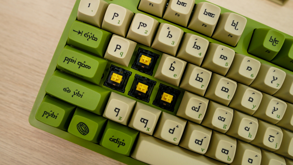 Drop + The Lord of the Rings Elvish Keyboard