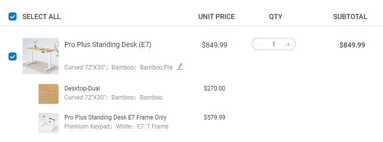 e7 cart