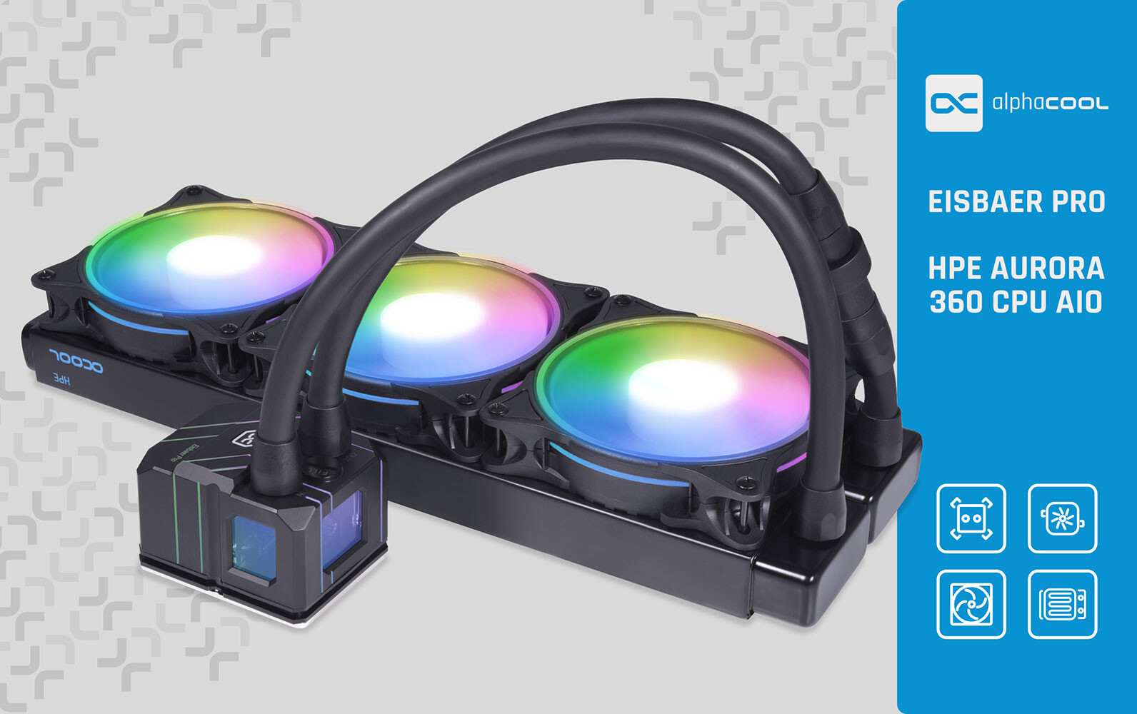 Alphacool Eisbaer Pro HPE Aurora AIO CPU Cooler