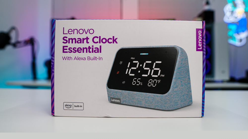 Lenovo Smart Clock Essential with Alexa Built-in